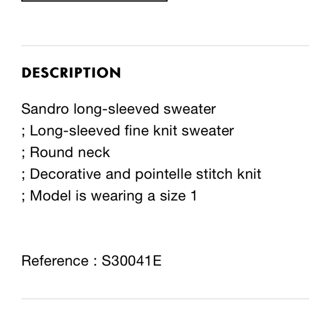 Sandro Paris green 3/4 sleeve fine knit sweater blouse - Picture 7 of 16